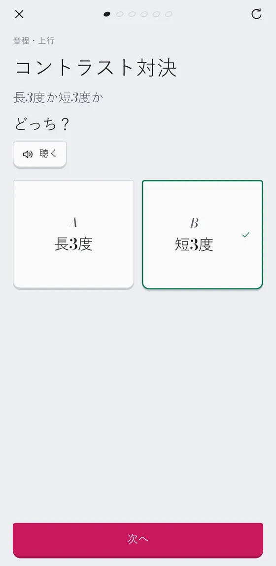 コントラスト対決:取り違えた2つを6問で。